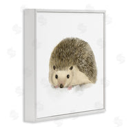 Stupell Studio | Adorable Hedgehog Illustration Nursery Woodland Animal
