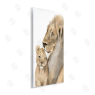 Stupell Studio | Lion Cub and King Safari Animal Portrait
