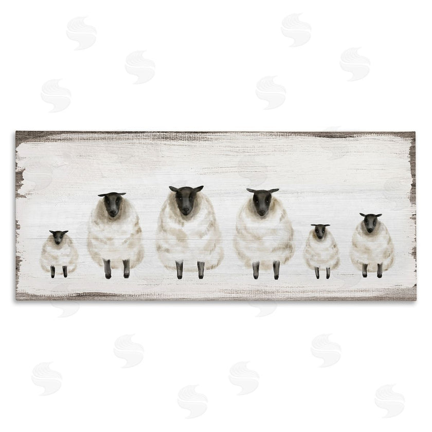 Stupell Studio | Rustic Country Sheep Herd