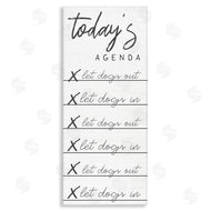 Stupell Studio | Today's Agenda Funny Dog Checklist