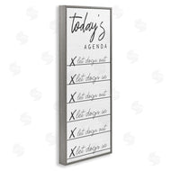 Stupell Studio | Today's Agenda Funny Dog Checklist
