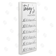 Stupell Studio | Today's Agenda Funny Dog Checklist