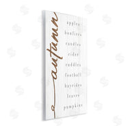 Stupell Studio | Autumn Harvest Season Checklist Country Charm