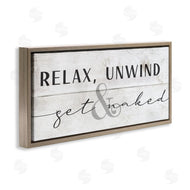 Stupell Studio | Relax Unwind & Get Naked