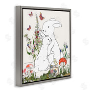 Sangita Bachelet | Rabbit Hugs in Spring Meadow Butterfly Garden