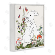 Sangita Bachelet | Rabbit Hugs in Spring Meadow Butterfly Garden