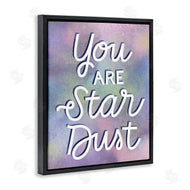 Richelle Lynn Garn | You are Star Dust Phrase Mystical Purple Pink Design