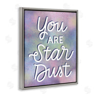 Richelle Lynn Garn | You are Star Dust Phrase Mystical Purple Pink Design