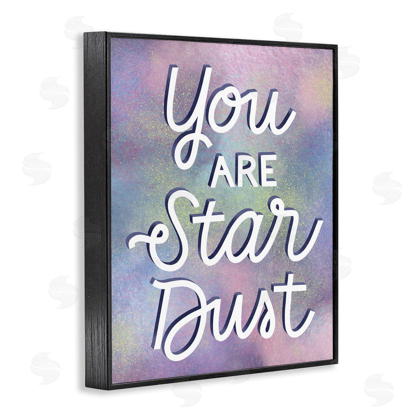 Richelle Lynn Garn | You are Star Dust Phrase Mystical Purple Pink Design