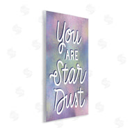 Richelle Lynn Garn | You are Star Dust Phrase Mystical Purple Pink Design