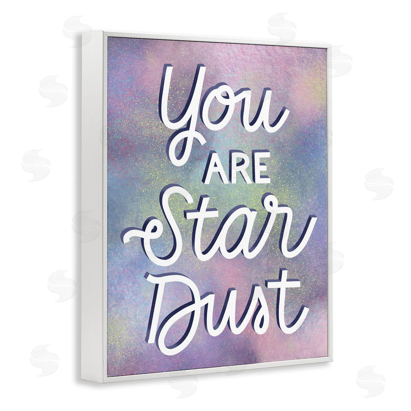 Richelle Lynn Garn | You are Star Dust Phrase Mystical Purple Pink Design