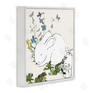 Sangita Bachelet | Sleeping Bunny Rabbit Soft Butterfly Garden