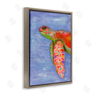 Elvira Errico | Rainbow Sea Tortoise Soft Coastal Swimming Portrait