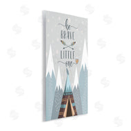 AE Design | Brave Little One Phrase Snow Mountain Range Teepee