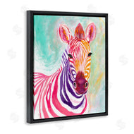 Elvira Errico | Warm Tone Zebra Stripes Safari Animal Portrait
