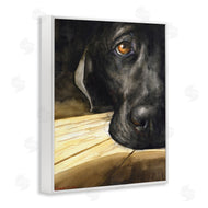 George Dyachenko | Labrador Resting Pet Dog Portrait Brown Black