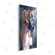 George Dyachenko | Adorable Boxer Pet Dog Dark Mist Portrait