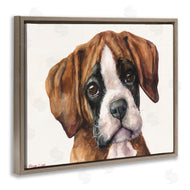 George Dyachenko | Puppy Eyes Boxer Dog Pet Portrait Brown White