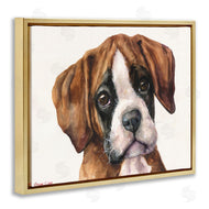 George Dyachenko | Puppy Eyes Boxer Dog Pet Portrait Brown White