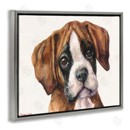 George Dyachenko | Puppy Eyes Boxer Dog Pet Portrait Brown White