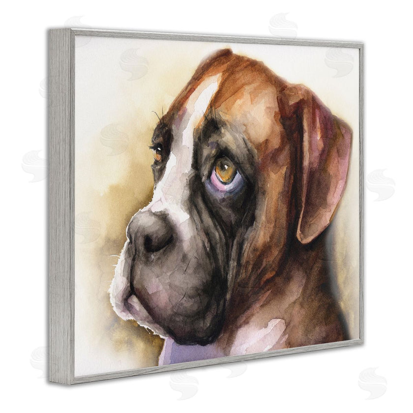 George Dyachenko | Boxer Puppy Dog Eyes Adorable Pet Portrait