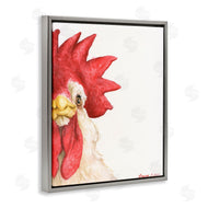 George Dyachenko | Farm Rooster Close Up Portrait Big Red Bird