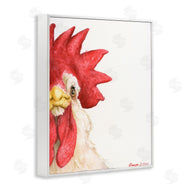 George Dyachenko | Farm Rooster Close Up Portrait Big Red Bird