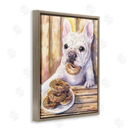George Dyachenko | French Bulldog with Donuts Dessert Pet Dog