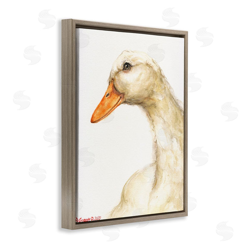 George Dyachenko | Country Goose Portrait Soft Feather Bird