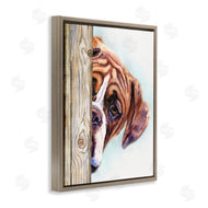 George Dyachenko | Boxer Dog Hide and Seek Puppy Portrait