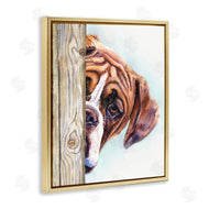 George Dyachenko | Boxer Dog Hide and Seek Puppy Portrait