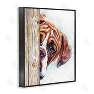 George Dyachenko | Boxer Dog Hide and Seek Puppy Portrait