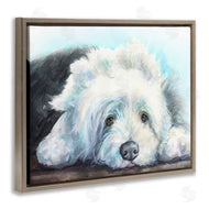 George Dyachenko | Fluffy Old English Sheepdog Puppy Resting