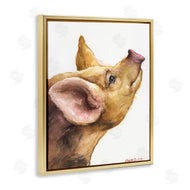 George Dyachenko | Oxford Sandy Piglet Adorable Farm Animal Gaze