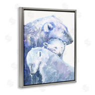 George Dyachenko | Polar Bear Family Arctic Hug Portrait