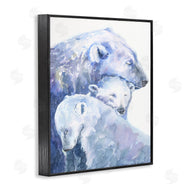 George Dyachenko | Polar Bear Family Arctic Hug Portrait