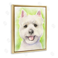 George Dyachenko | Happy Smiling Westie Pet Dog In Grass