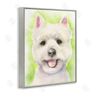 George Dyachenko | Happy Smiling Westie Pet Dog In Grass