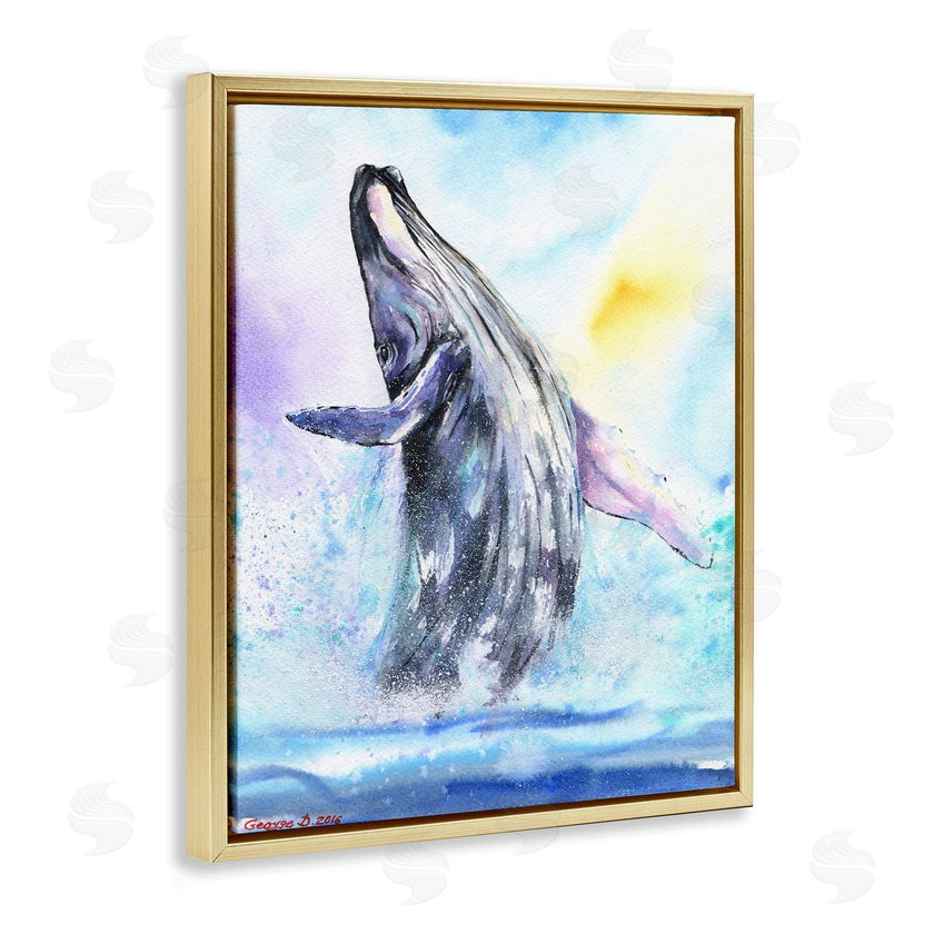 George Dyachenko | Humpback Whale Ocean Jump Blue Water