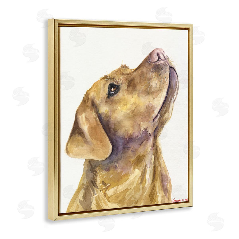 George Dyachenko | Yellow Lab Gazing Upwards Pet Dog Portrait