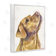 George Dyachenko | Yellow Lab Gazing Upwards Pet Dog Portrait