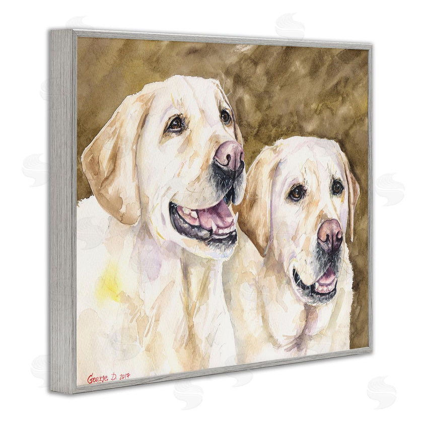 George Dyachenko | Yellow Labrador Friends Pet Dogs Resting