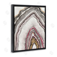 Tiffany Hakimipour | Pink Neutral Geode Rock Arch Pattern Abstract