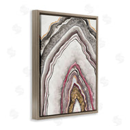 Tiffany Hakimipour | Pink Neutral Geode Rock Arch Pattern Abstract
