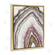 Tiffany Hakimipour | Pink Neutral Geode Rock Arch Pattern Abstract