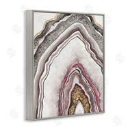 Tiffany Hakimipour | Pink Neutral Geode Rock Arch Pattern Abstract