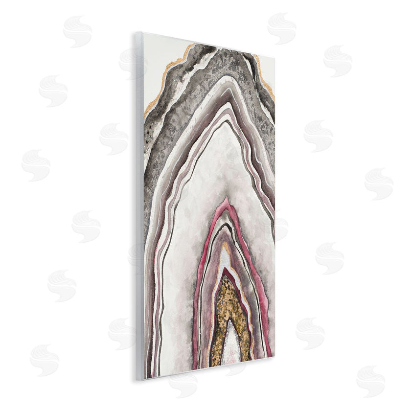 Tiffany Hakimipour | Pink Neutral Geode Rock Arch Pattern Abstract