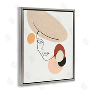 Patricia Pinto | Fashion Female Portrait Terracotta Abstract Shapes