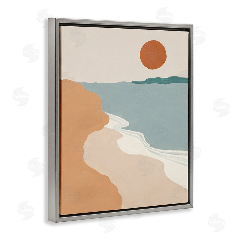 Patricia Pinto | Soft Neutral Coastal Landscape Terracotta Brown