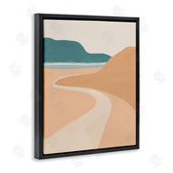 Patricia Pinto | Coastal Road Landscape Terracotta Brown Seascape